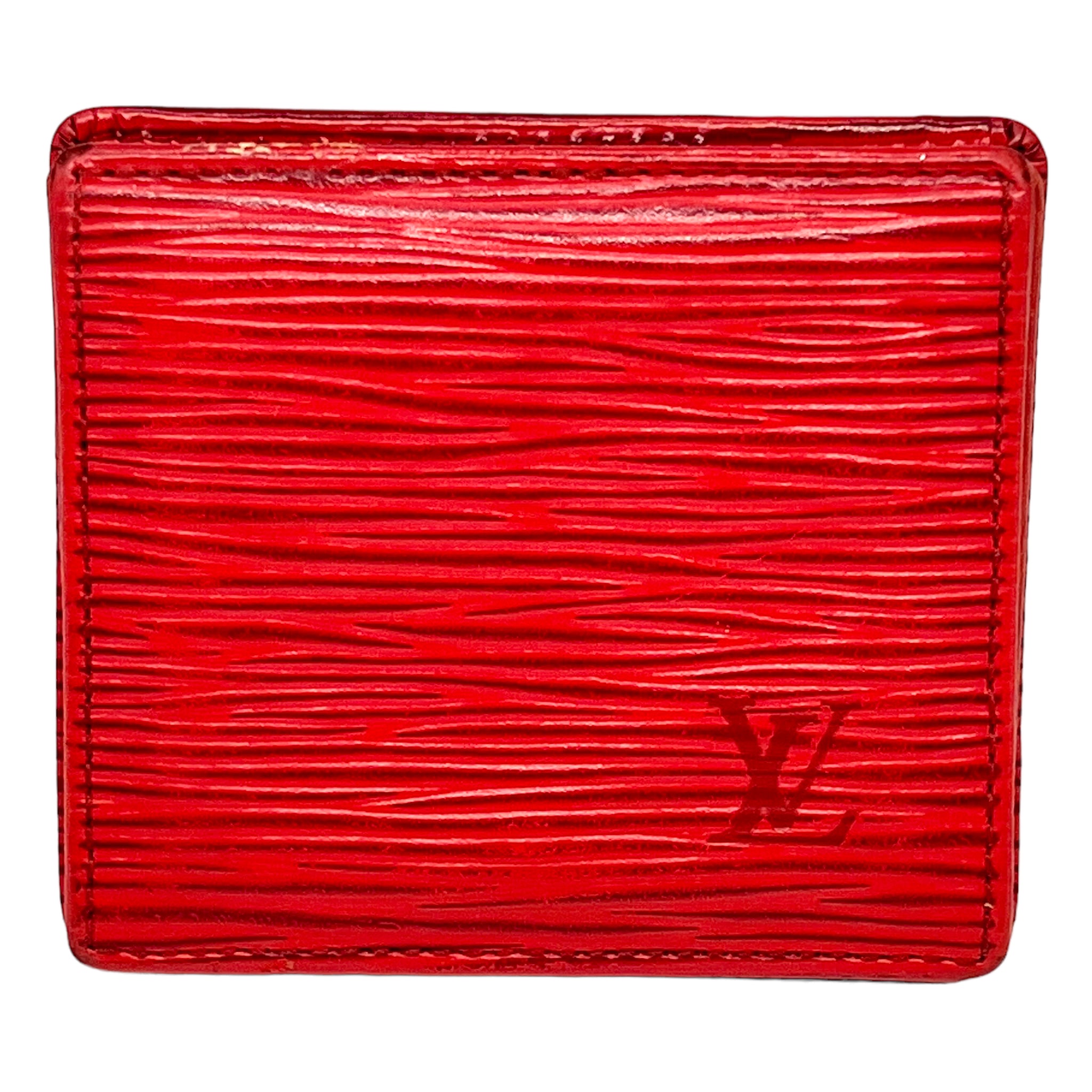 Louis Vuitton Vintage Red Epi Leather Coin Purse Holder Wallet –  LovedLuxeBags