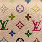 Louis Vuitton Sarah Wallet White Monogram Multicolor Canvas