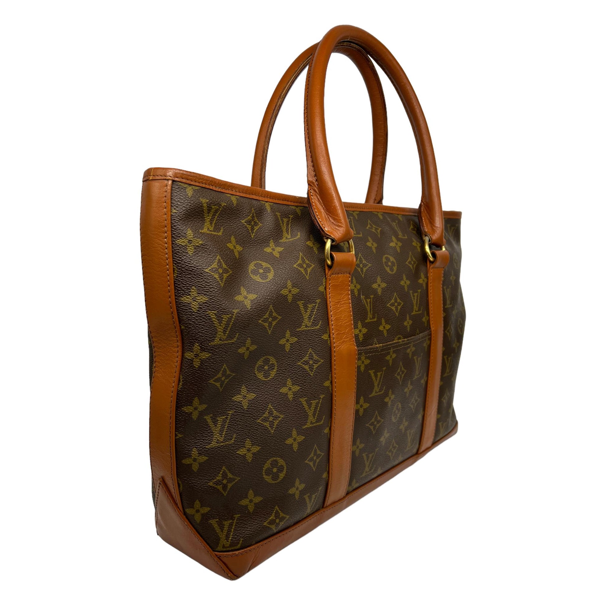 Louis Vuitton Monogram Sac Weekend PM - Brown Totes, Handbags