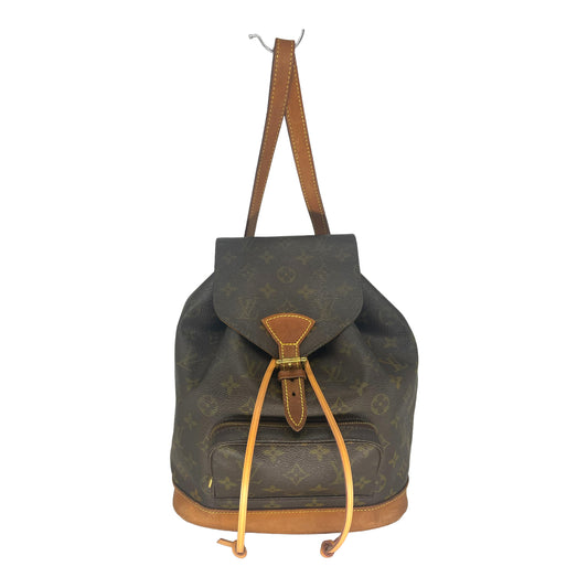 Louis Vuitton Montsouris GM Backpack Rucksack Bag Monogram Brown