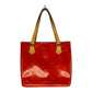 Louis Vuitton Houston Handbag Orange Monogram Vernis