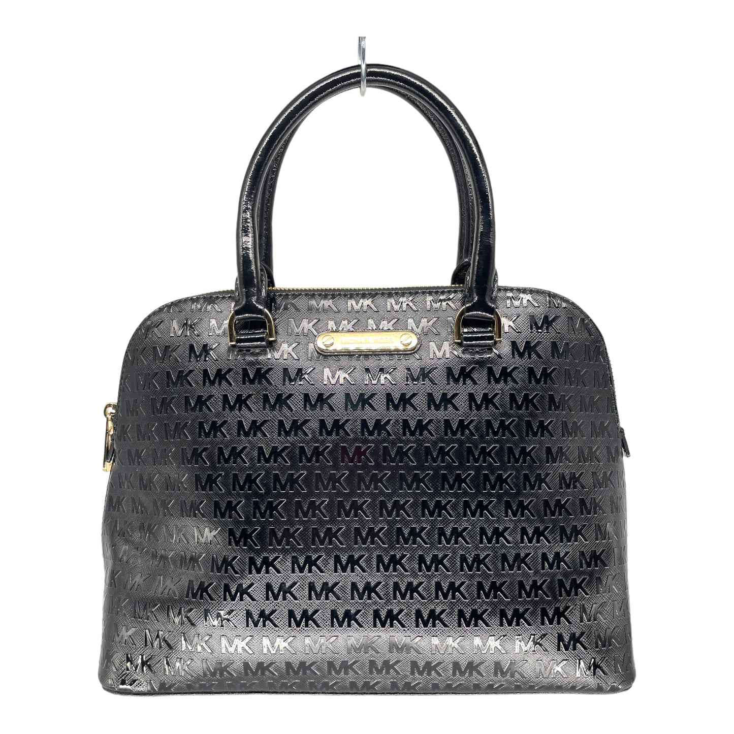 Michael Kors Cindy Dome Satchel Handbag Patent Leather
