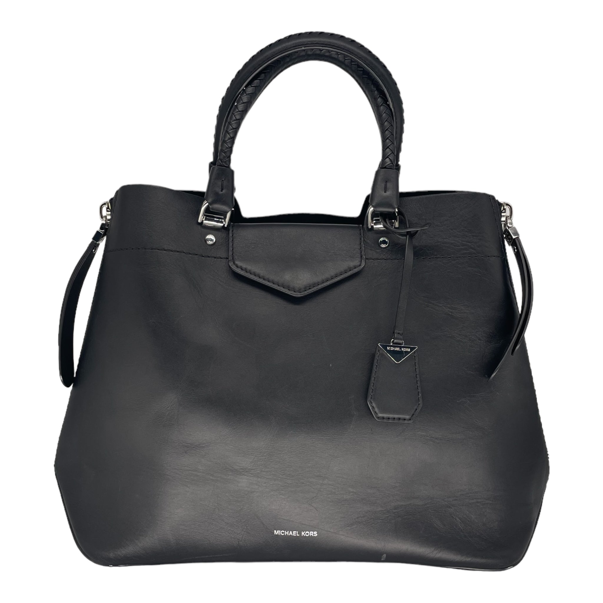 Mk blakely outlet leather satchel