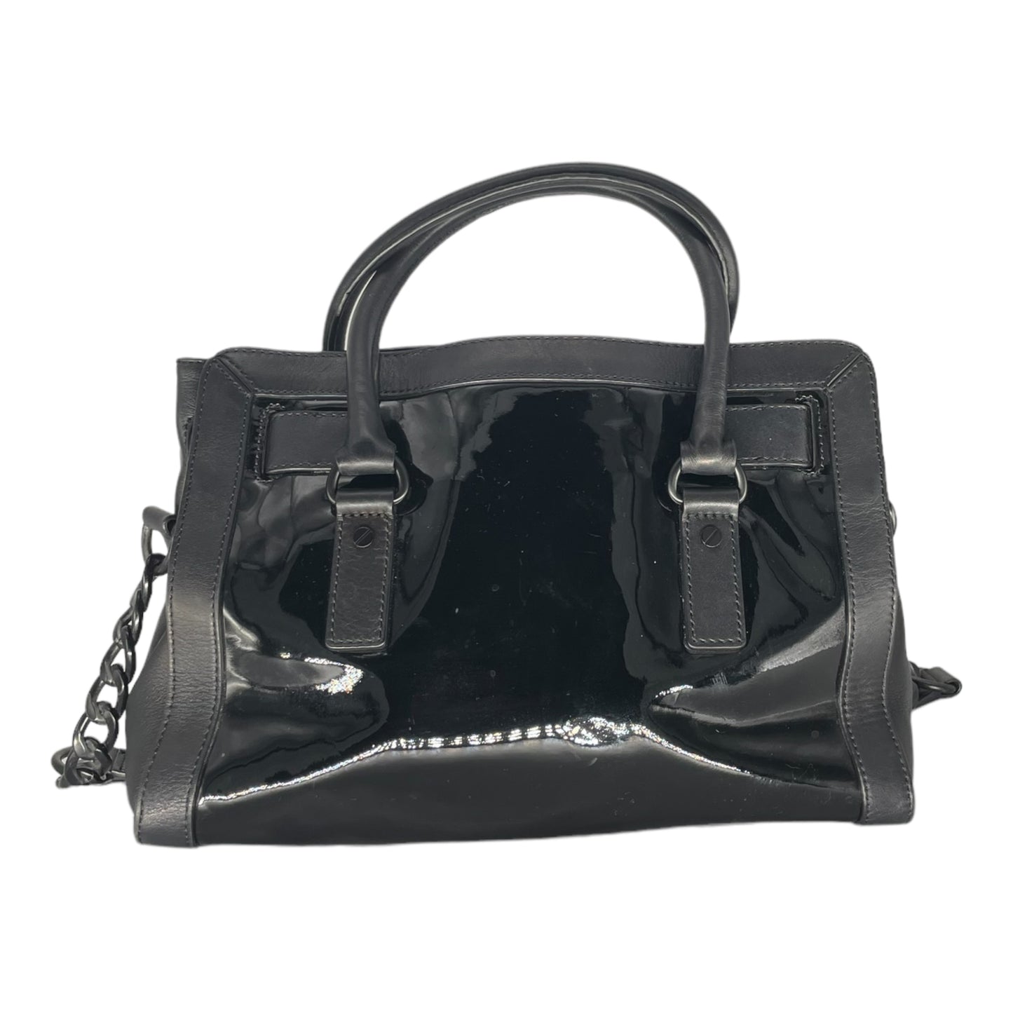 Michael Kors Hamilton Patent Leather Satchel Bag