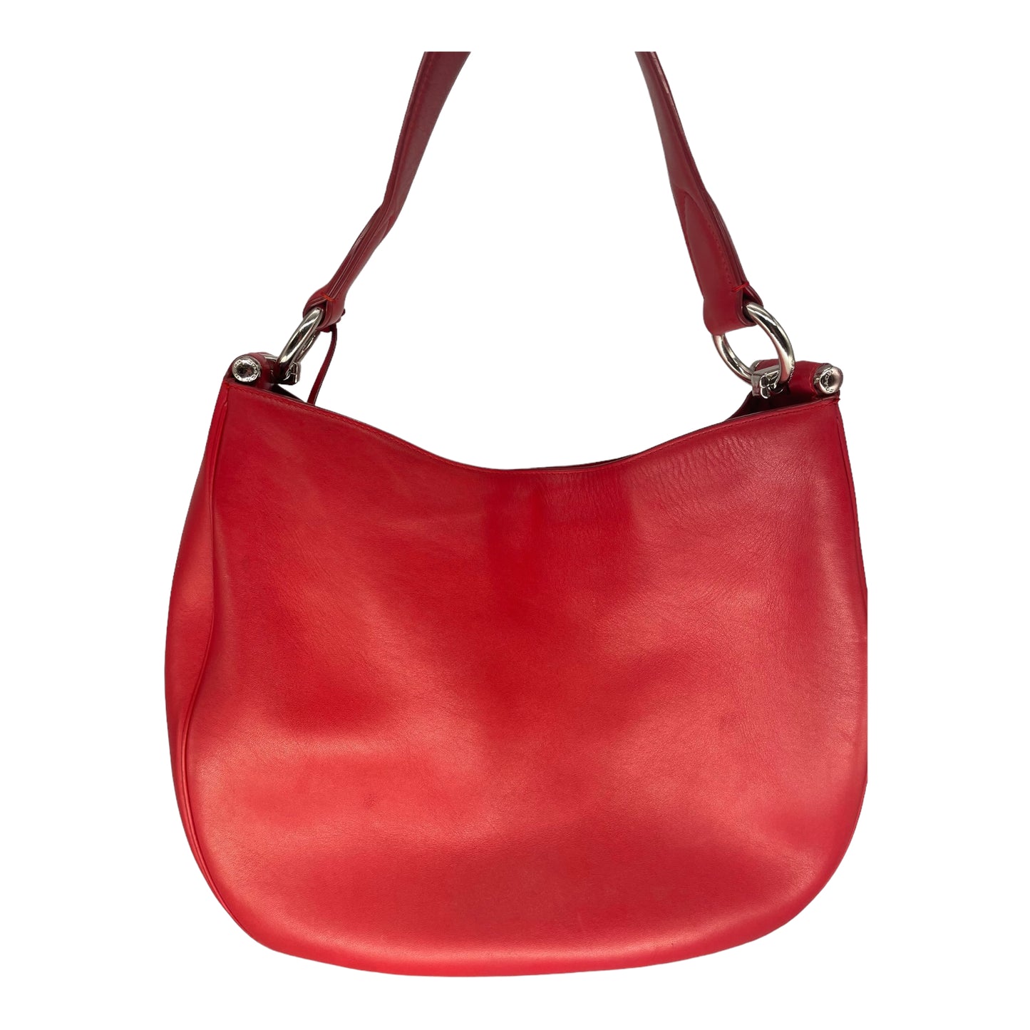 Coach Nomad Hobo/CrossBody Red Glove-Tanned Leather