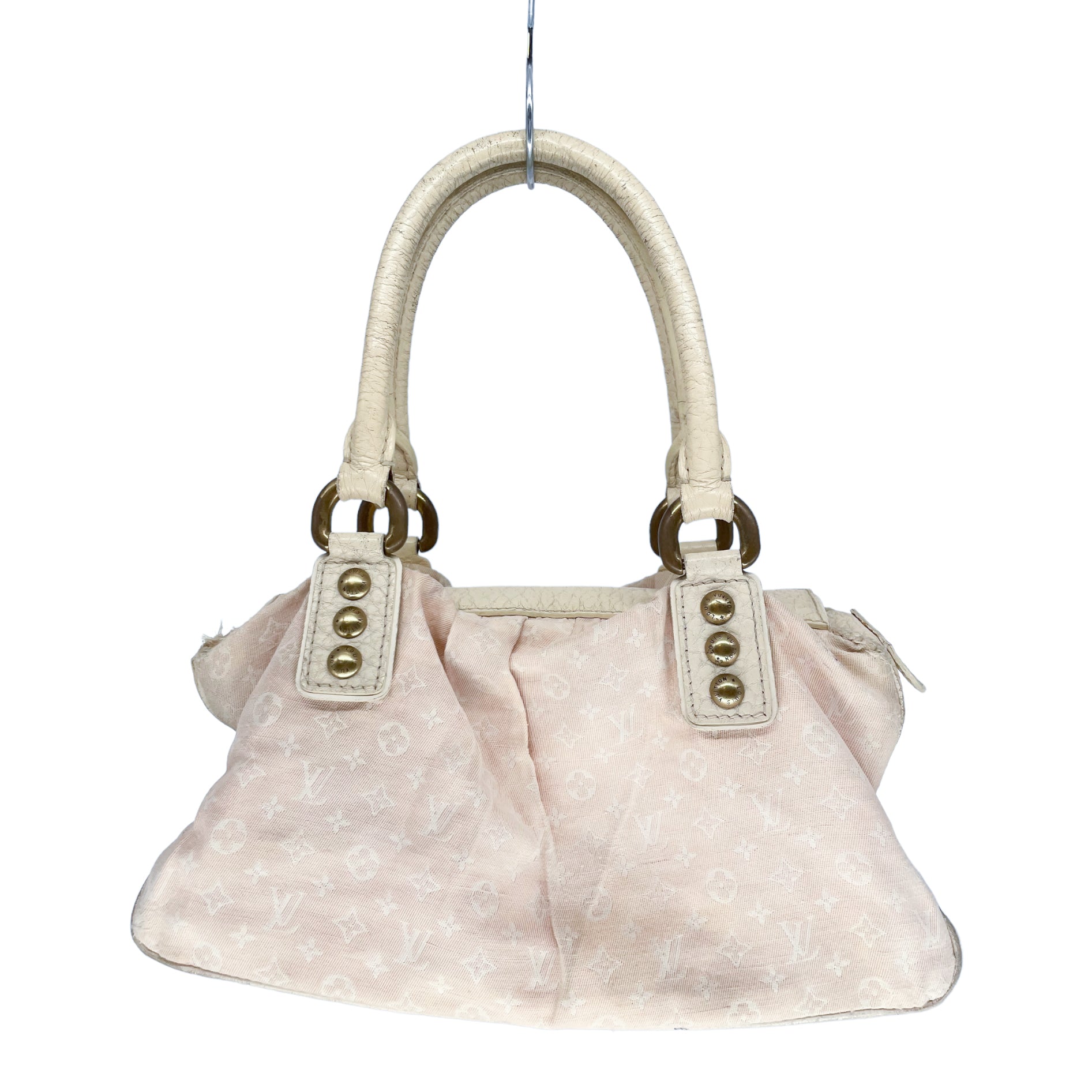 Louis Vuitton Beige Monogram Mini Lin Trapeze Top Handle Bag PM Louis  Vuitton