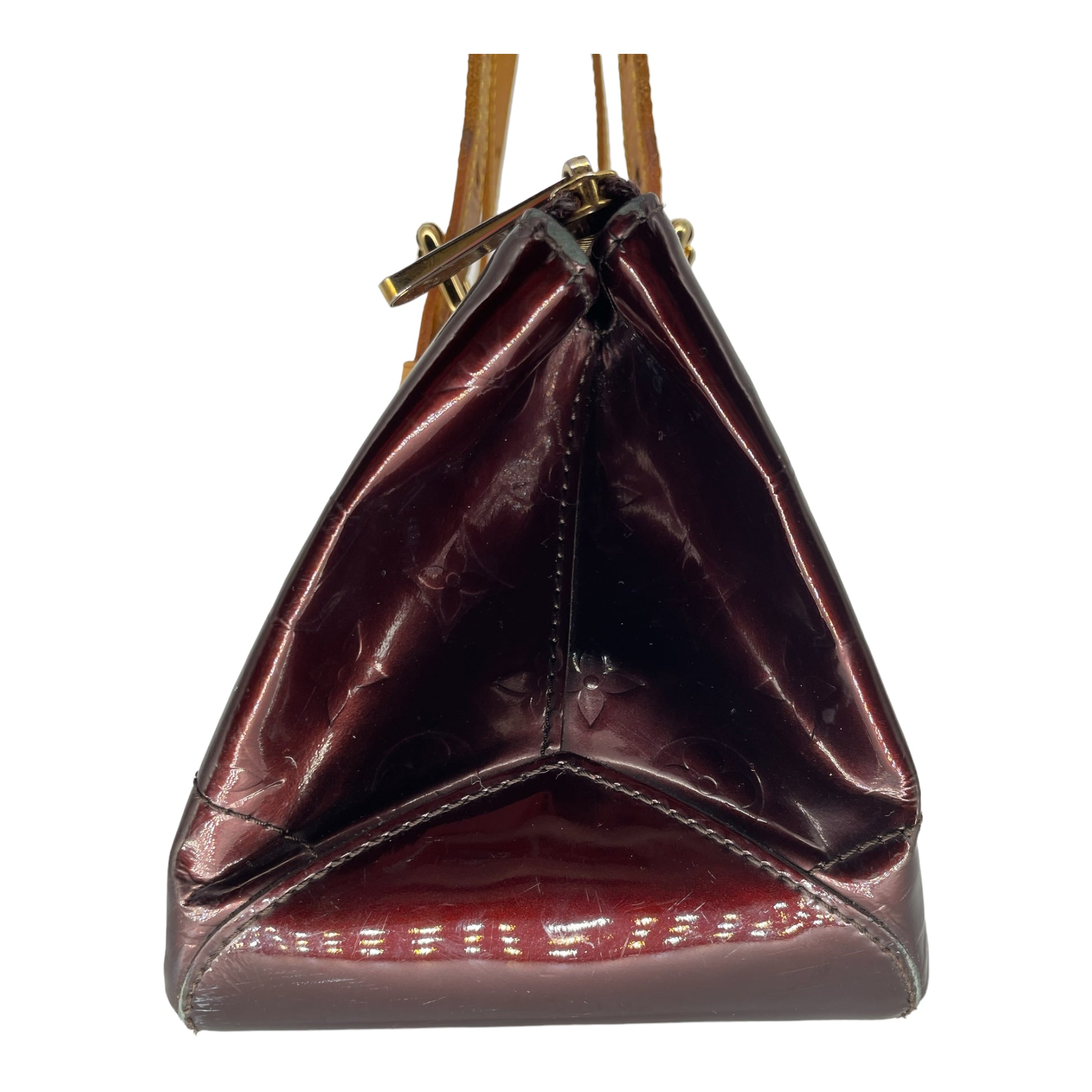 Louis Vuitton Rosewood Avenue Monogram Vernis Leather Shoulder Bag on SALE