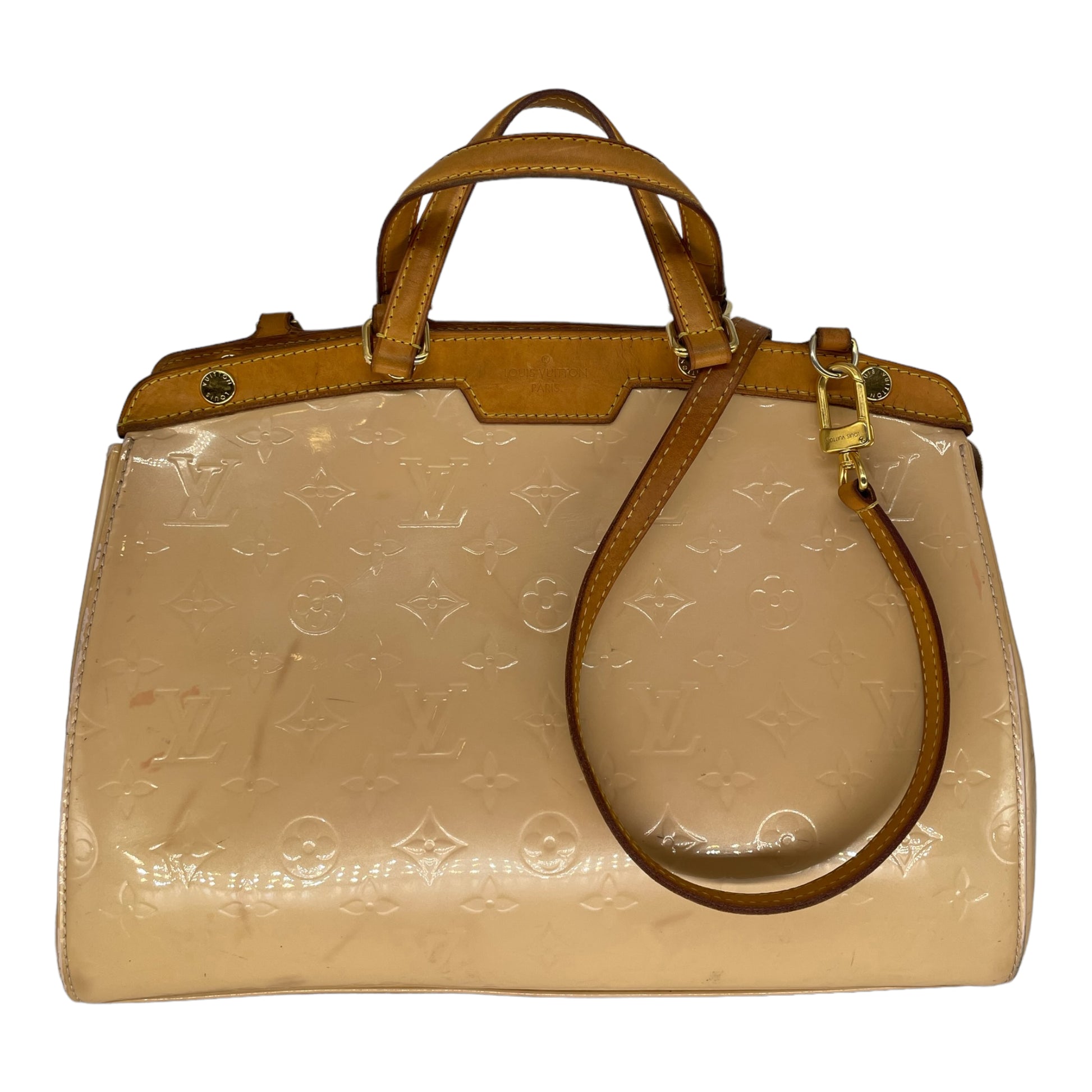 Louis Vuitton, Bags, Louis Vuitton Brea Handbag Monogram Vernis Mm