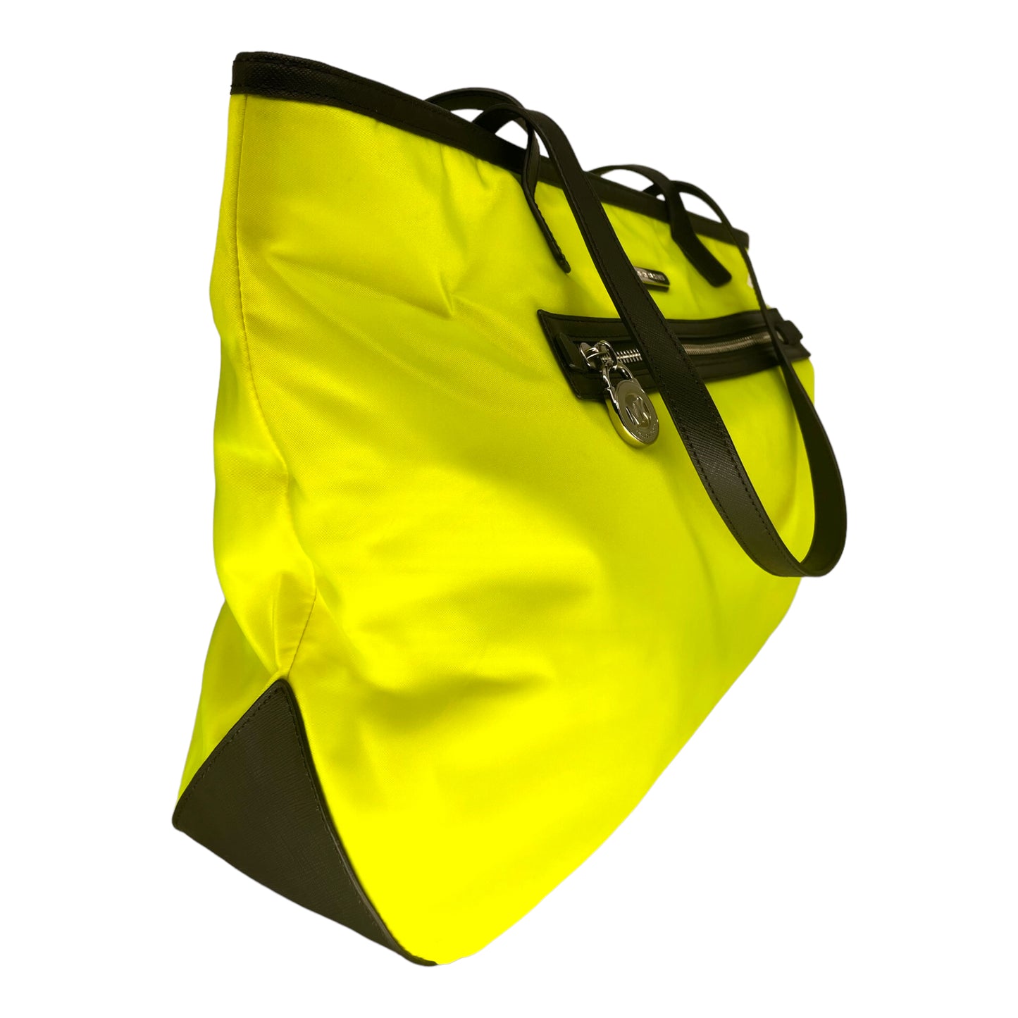 Michael Kors Kempton Nylon Neon Green Tote Bag