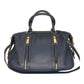 Michael Kors Julia Large Navy Blue Leather Satchel Bag