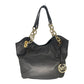 Michael Kors Pebble Shoulder Handbag Black Leather Satchel