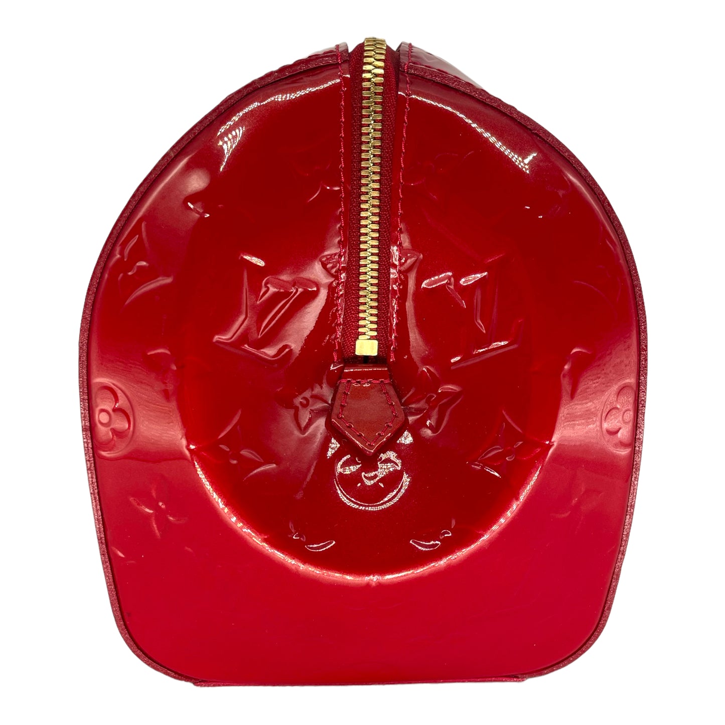 Louis Vuitton Montana Handbag Red Monogram Vernis